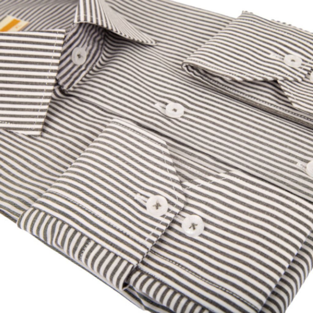 مشخصات پیراهن مردانه دیپلمات رنگ طوسی تیره کد 5250