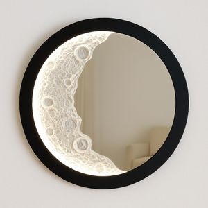 آینه دکوراتیو طرح ماه ( مینیمال)