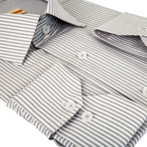 فروش اینترنتی پیراهن مردانه دیپلمات رنگ طوسی روشن کد 5252