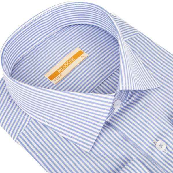 پیراهن مردانه دیپلمات رنگ آبی کد 5253