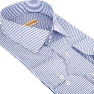 پیراهن مردانه دیپلمات رنگ آبی کد 5253