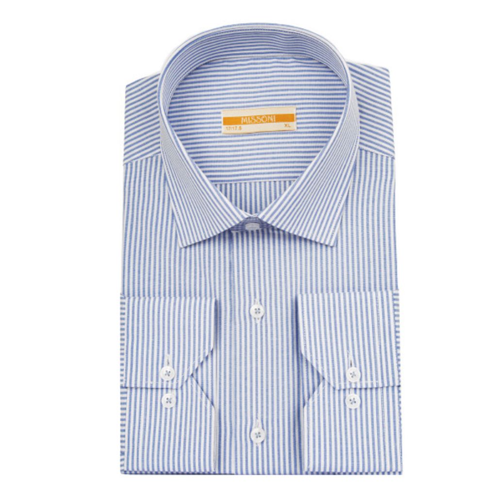 قیمت پیراهن مردانه دیپلمات رنگ آبی کد 5253