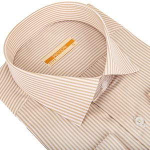 خرید انلاین پیراهن مردانه دیپلمات رنگ کرم کد 5255