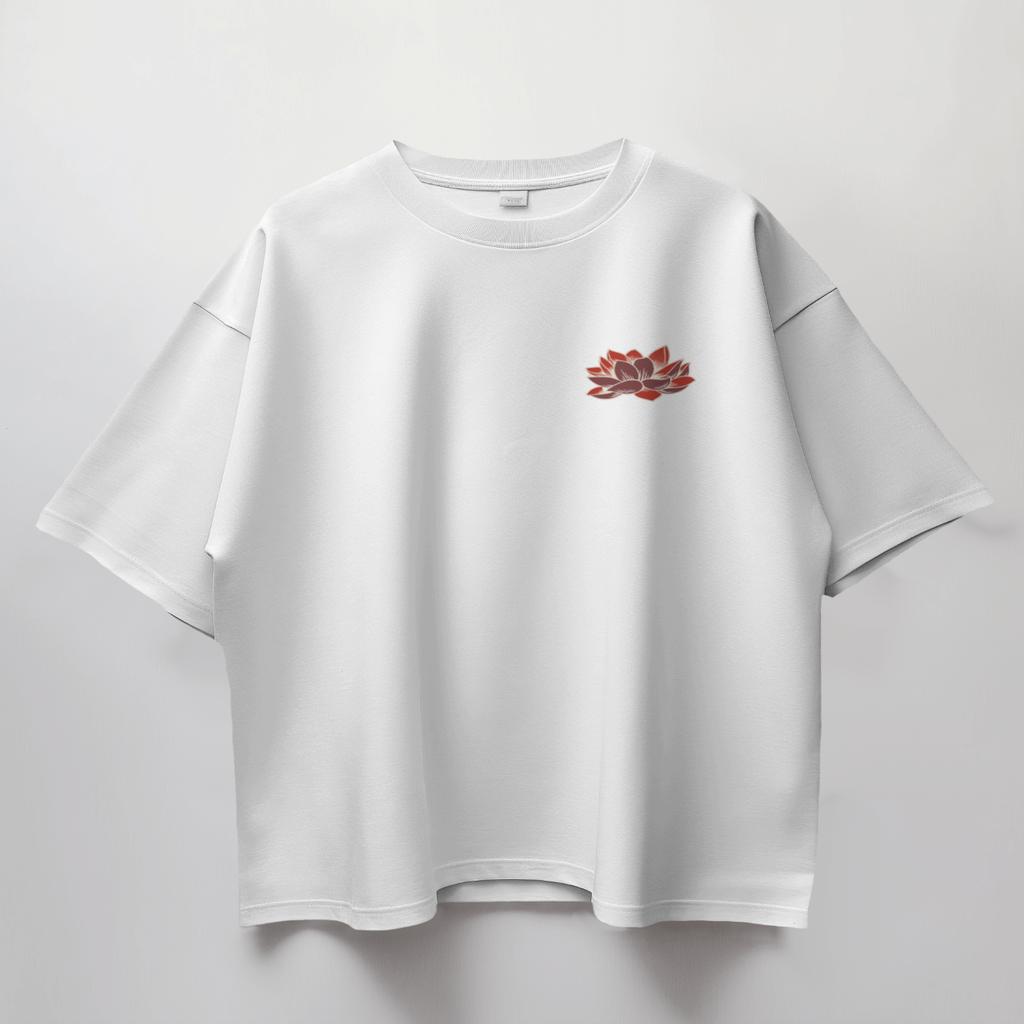 خرید اینترنتی قیمت تیشرت طرح گلبرگ کالکشن ژاپنی