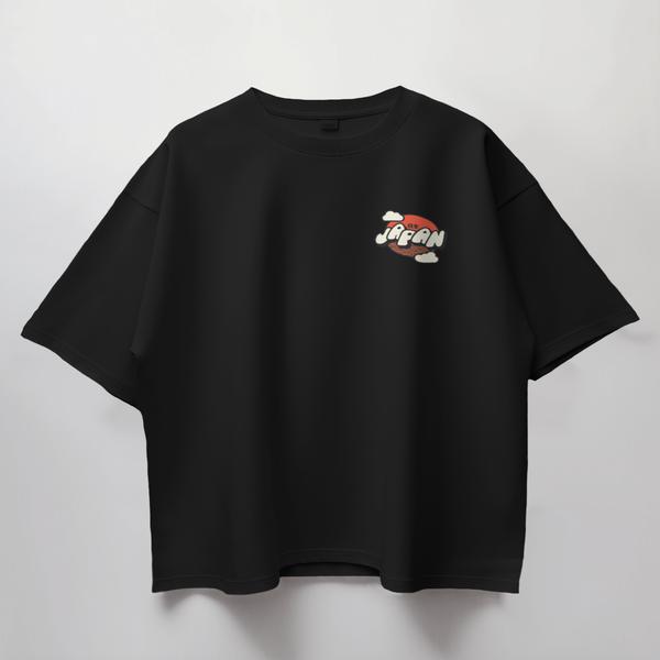 تیشرت طرح ژاپن قواره باکسی