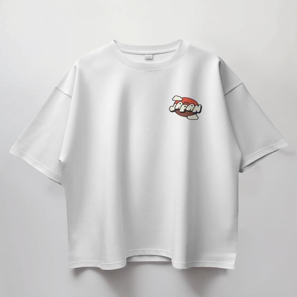 تیشرت طرح ژاپن قواره باکسی