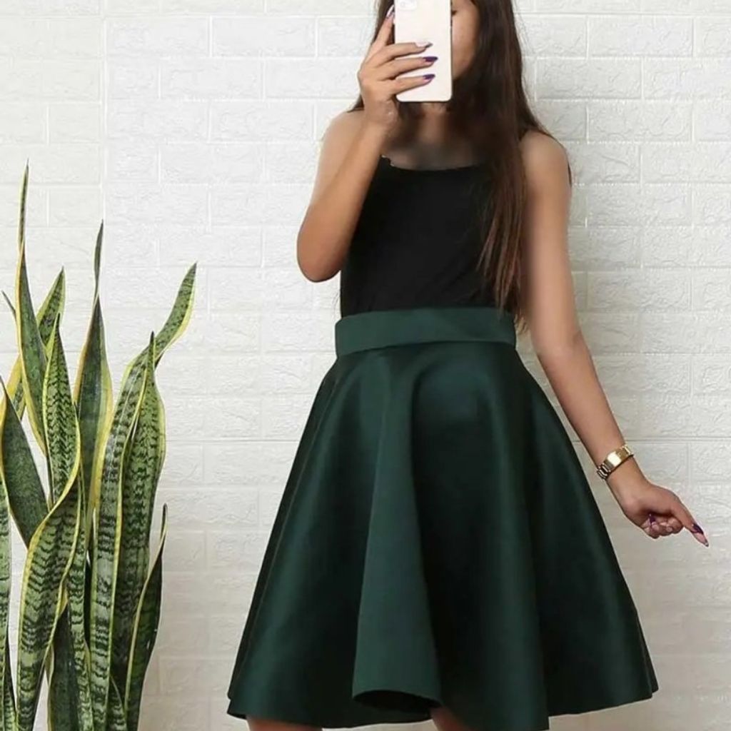 خرید آنلاین دامن پفی جنس غواصی