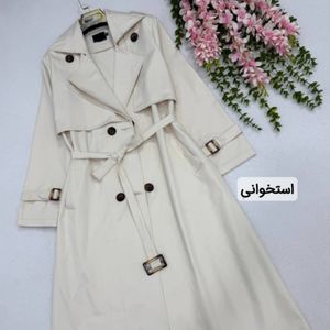 قیمت ارزان مانتو بارونی چشمک