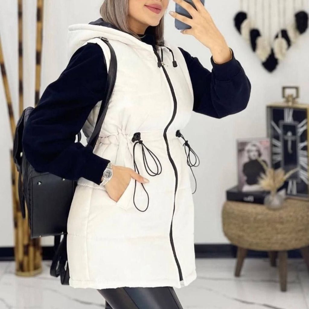 قیمت ارزان پافر چرم تیرکمونی اعلا سفید