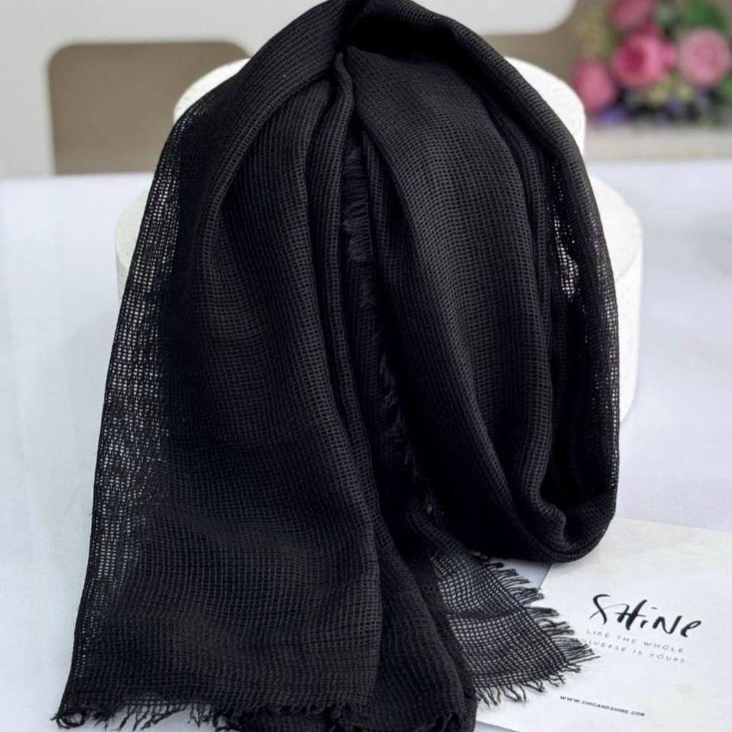 خرید آنلاین شال دورریش پاییزه حصیری