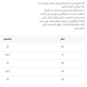 خرید اینترنتی قیمت کتونی بزرگسال طرح SAE از Trip کد 4070105