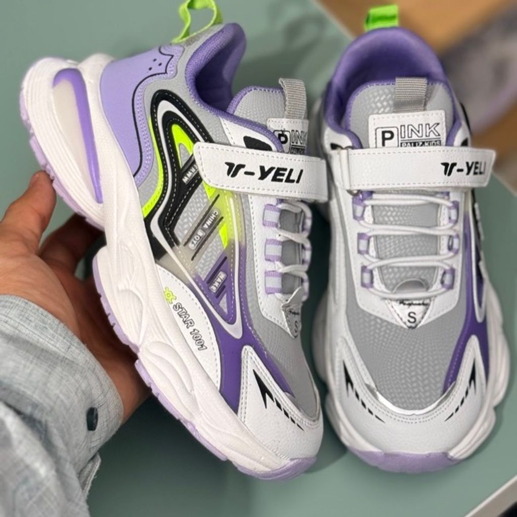 خرید اینترنتی قیمت کتونی بچگانه طرح Yelli پالیز کد 4070104