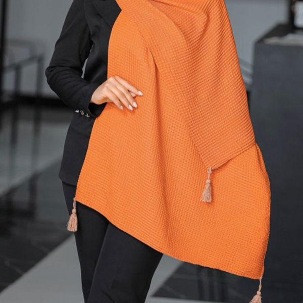 شال موهر چهارخونه با 1 سال ضمانت