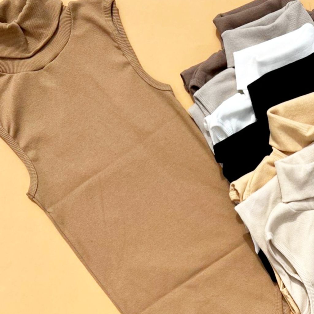 خرید اینترنتی بادی یقه اسکی آستین حلقه ای کبریتی