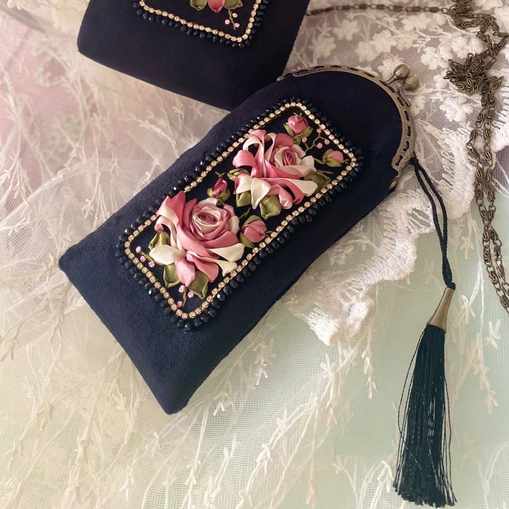 خرید انلاین کیف عینک مدل قصر گل