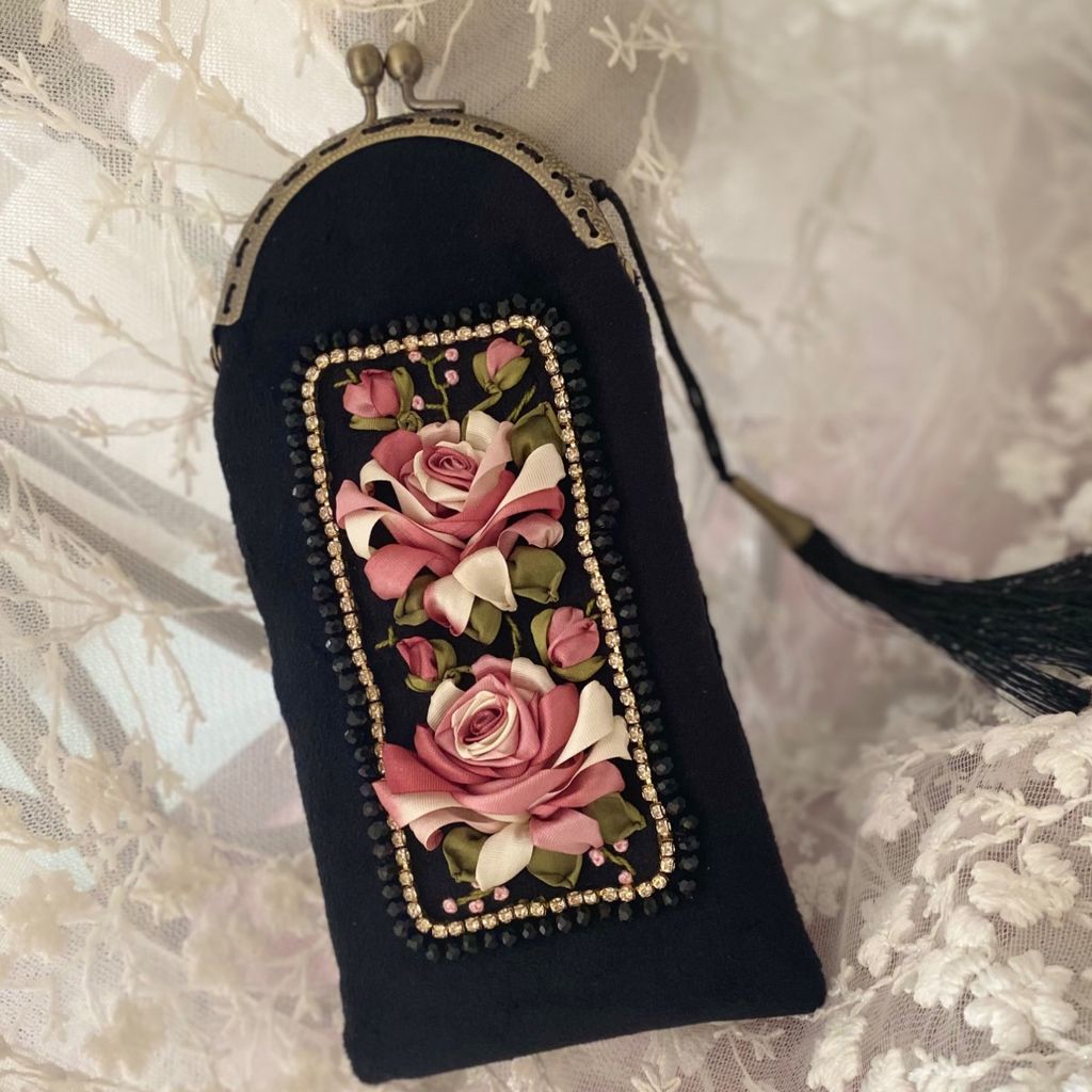 خرید انلاین کیف عینک مدل قصر گل