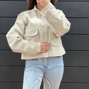 کت کتان زنانه و دخترانه کیفیت عالی دوجیب گرم بالا