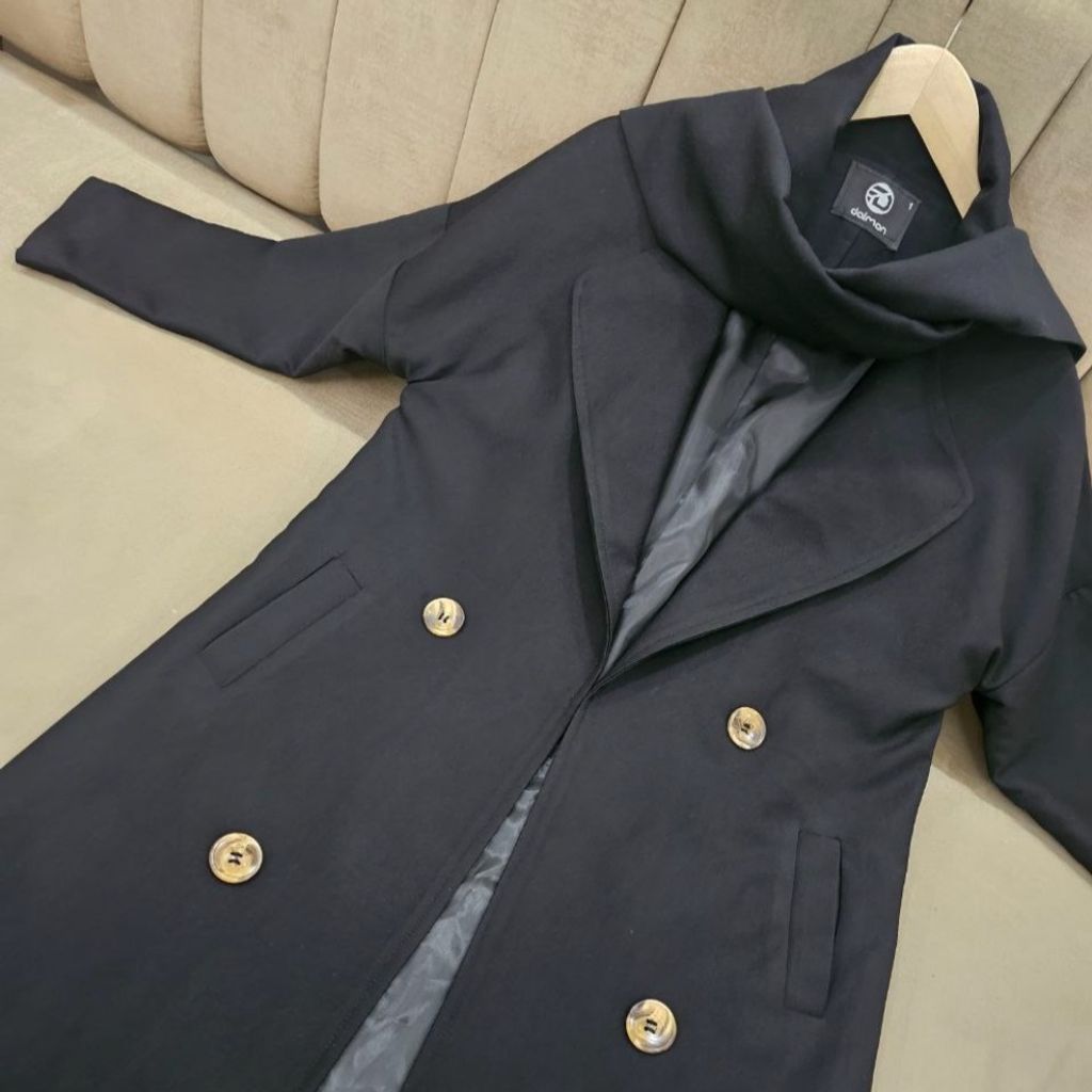 خرید اینترنتی پالتو شال دار مدل آوینو دارای آستر