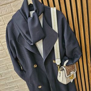 خرید آنلاین پالتو شال دار مدل آوینو دارای آستر