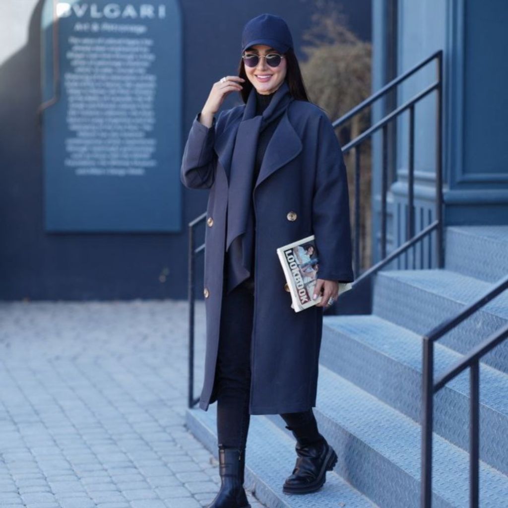 مشخصات پالتو شال دار مدل آوینو دارای آستر