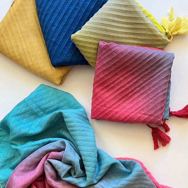 روسری پلیسه طیفی کد 1179