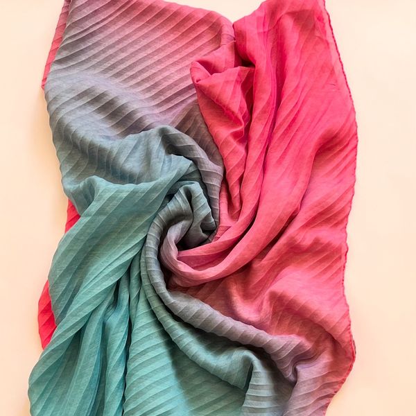 روسری پلیسه طیفی کد 1179