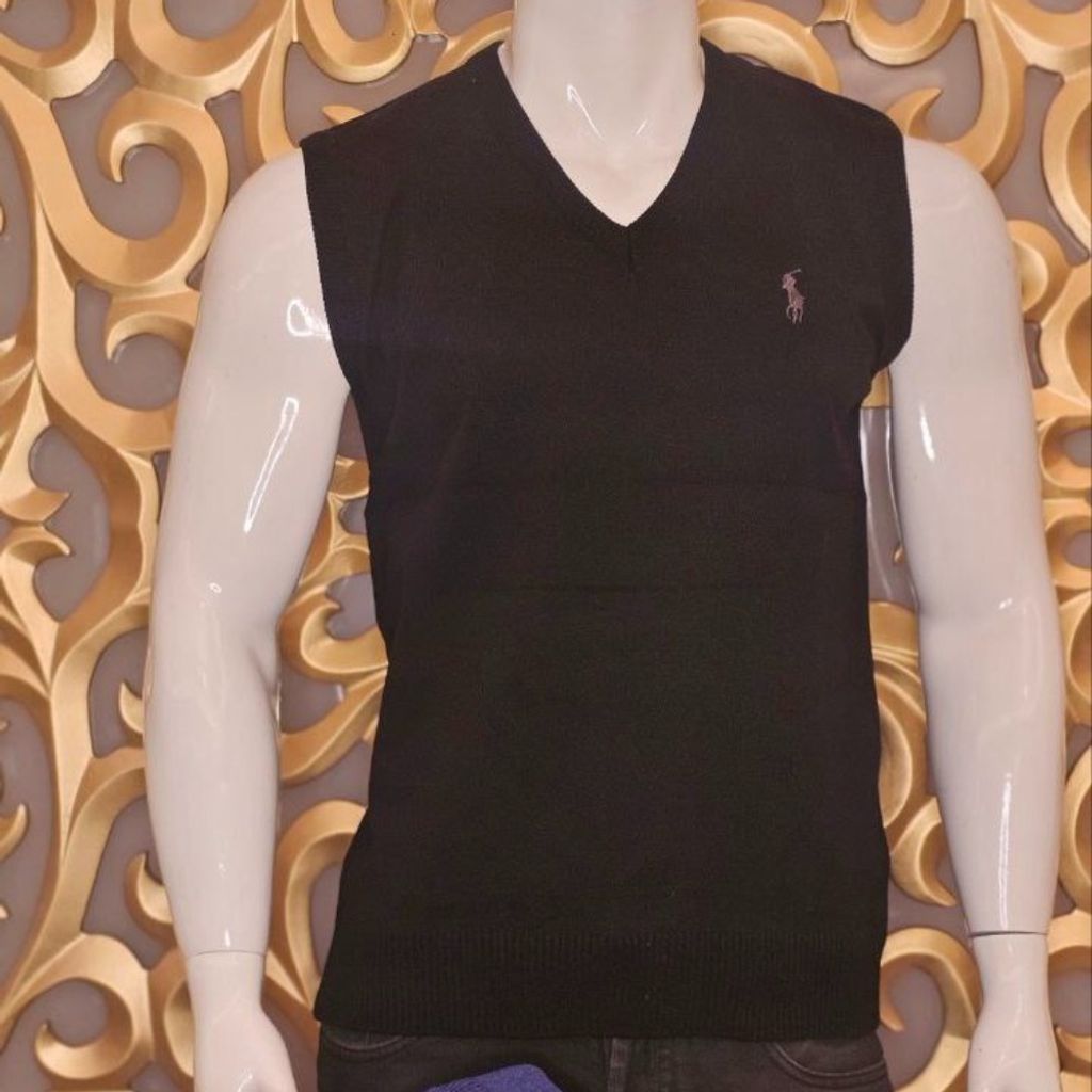 خرید آنلاین ژیله مردانه ساده ریز بافت