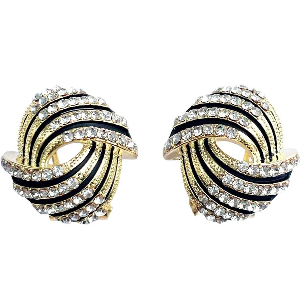 خرید انلاین گوشواره میخی طرح مارپیچ - zivar_j - Gosh - 001