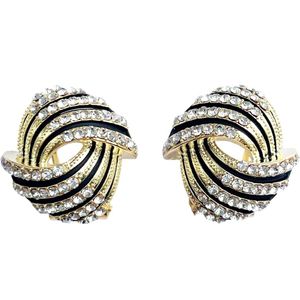 گوشواره میخی طرح مارپیچ - zivar_j - Gosh - 001