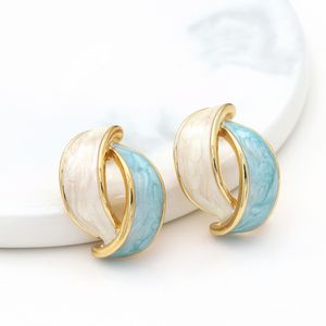 گوشواره میخی طرح مارپیچ - zivar_j - Gosh - 003