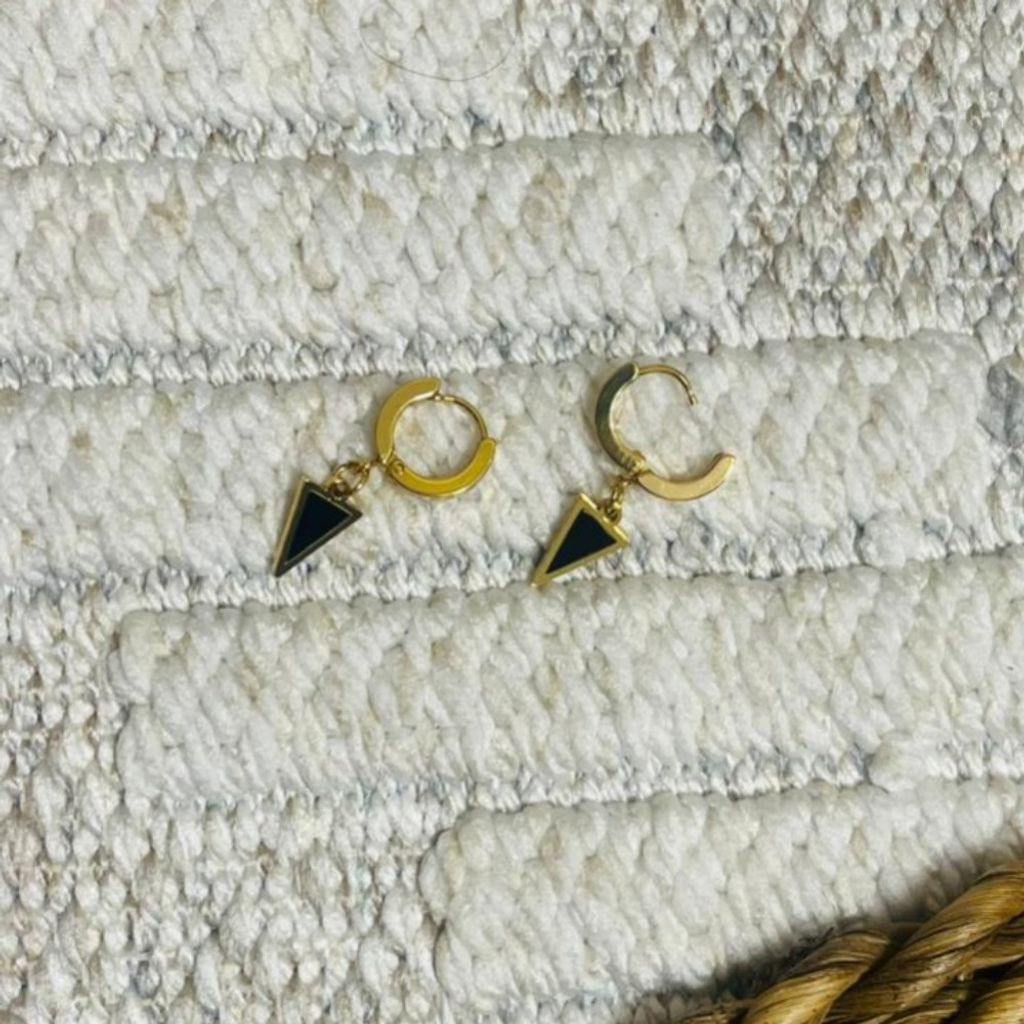 فروش اینترنتی گوشواره کلیپسی طرح مثلثی - zivar_j - Gosh - 004