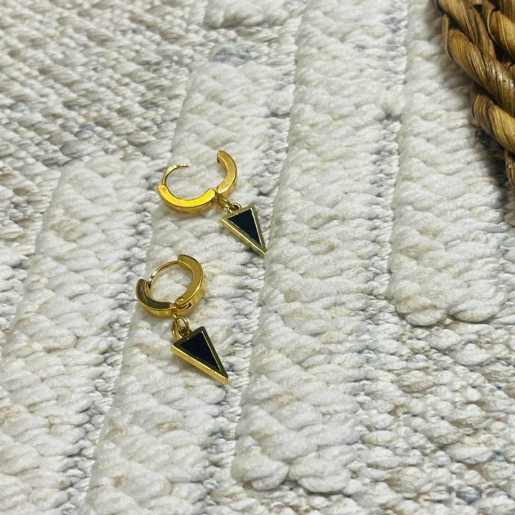 مشخصات گوشواره کلیپسی طرح مثلثی - zivar_j - Gosh - 004