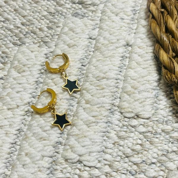 گوشواره کلیپسی طرح ستاره - zivar_j - Gosh - 007