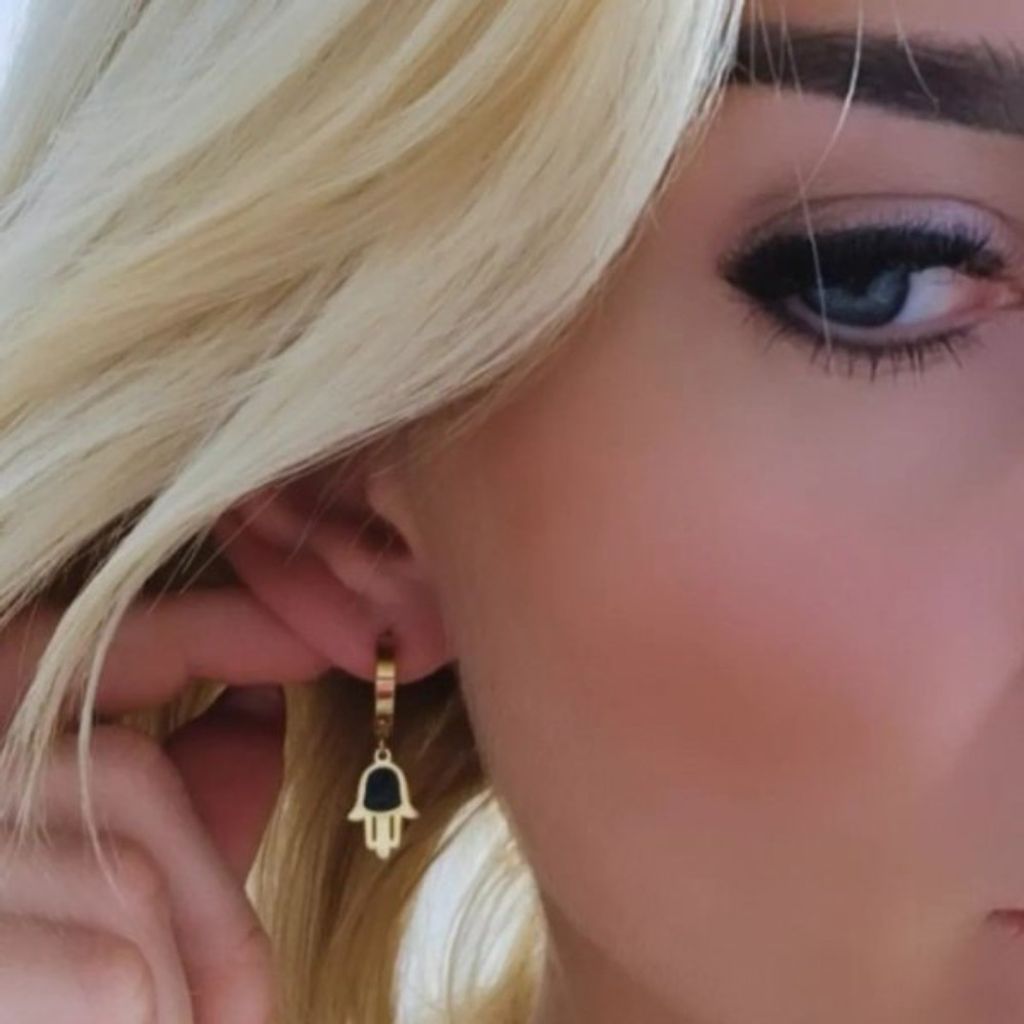 قیمت گوشواره کلیپسی طرح دست - zivar_j - Gosh - 008