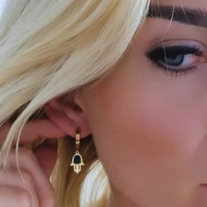 قیمت گوشواره کلیپسی طرح دست - zivar_j - Gosh - 008