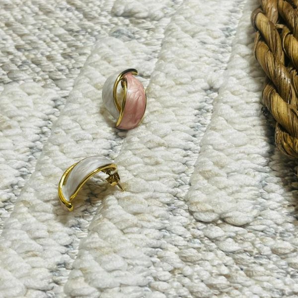 گوشواره میخی طرح مارپیچ - zivar_j - Gosh - 009