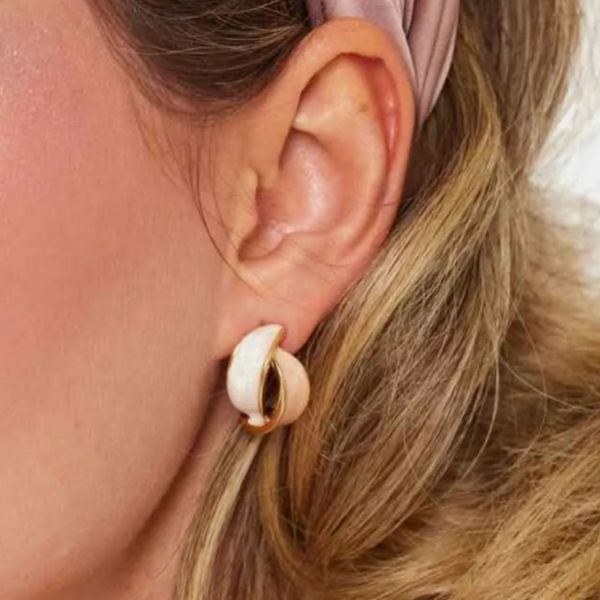 گوشواره میخی طرح مارپیچ - zivar_j - Gosh - 009