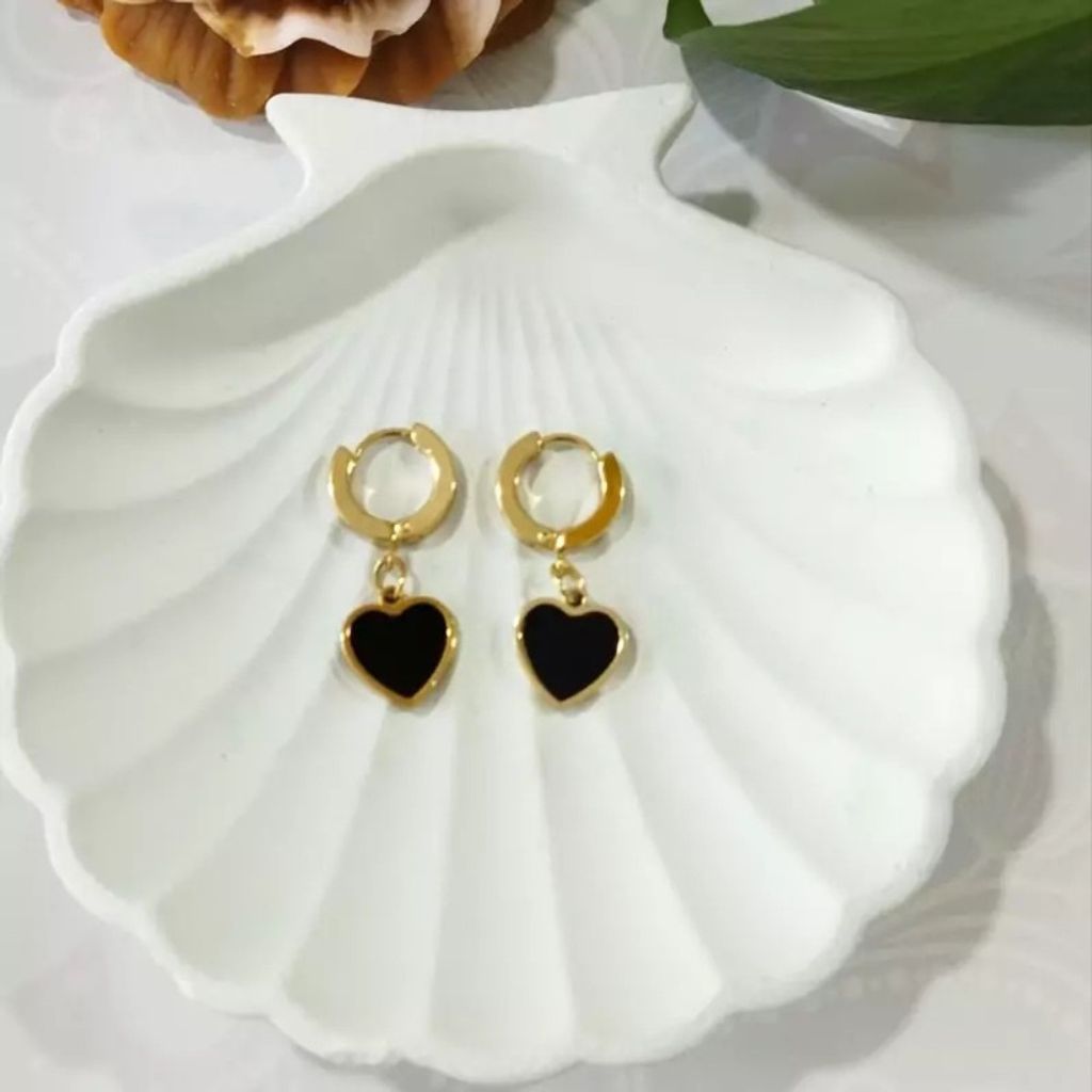 فروش اینترنتی گوشواره کلیپسی طرح قلب - zivar_j - Gosh - 010