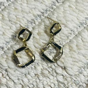 گوشواره میخی طرح مربعی - zivar_j - Gosh - 011