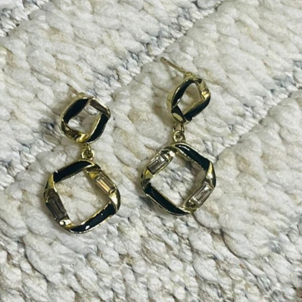 گوشواره میخی طرح مربعی - zivar_j - Gosh - 011