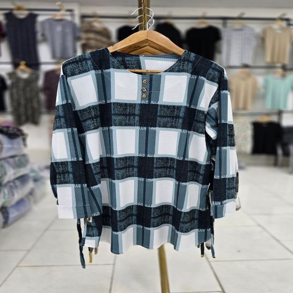 تونیک مانتویی زنانه چهارخونه پاییرث