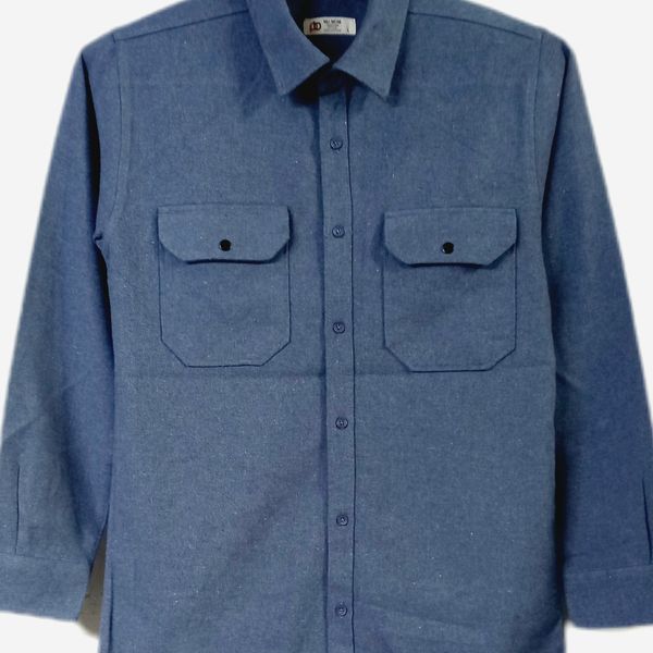 پیراهن کتان مردانه پاییزه دو جیب