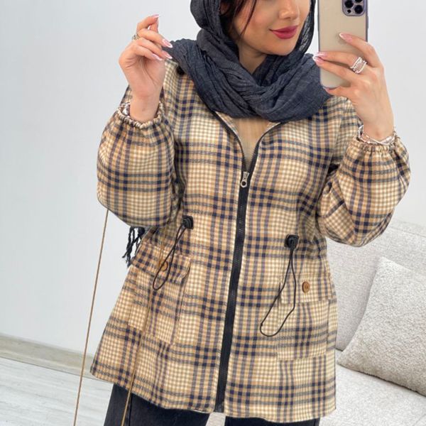 پالتو زنانه طرح کمر گت موهر