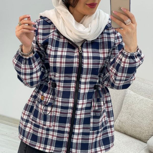 پالتو زنانه طرح کمر گت موهر