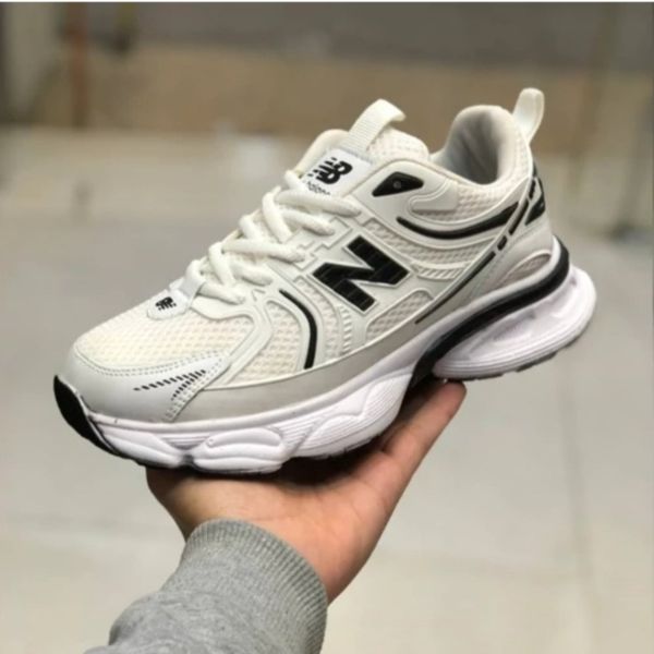 کفش نیوبالانس لژدار مردانه 990 رنگ سفید
