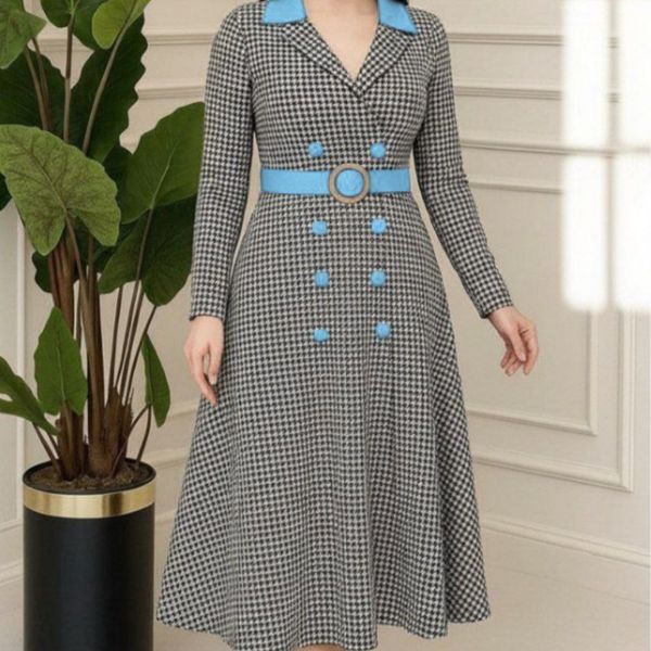 مانتو زنانه طرح پاییزی