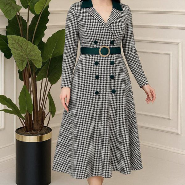 مانتو زنانه طرح پاییزی