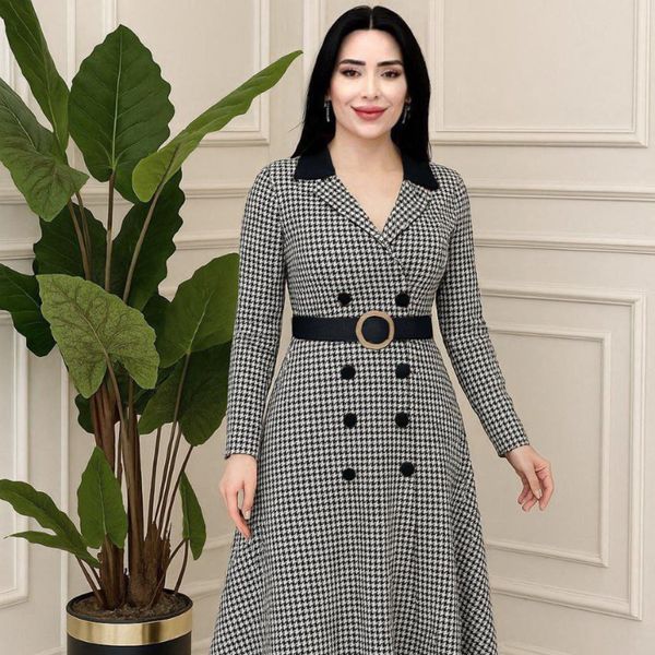 مانتو زنانه طرح پاییزی