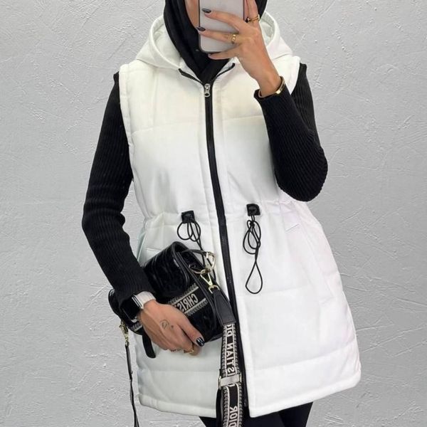 پافر زنانه طرح چرم