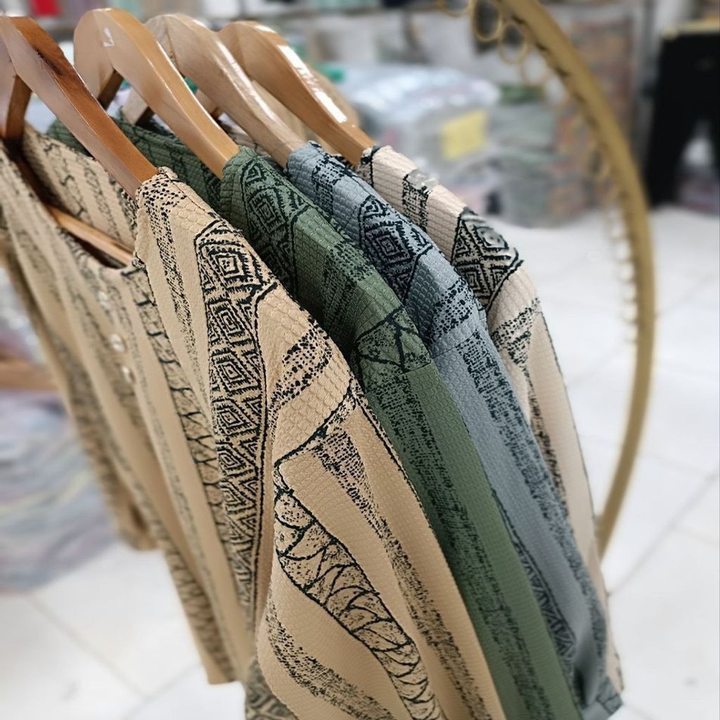 خرید اینترنتی قیمت تونیک مانتویی زنانه راه راه تسلا درجه یک پاییزه